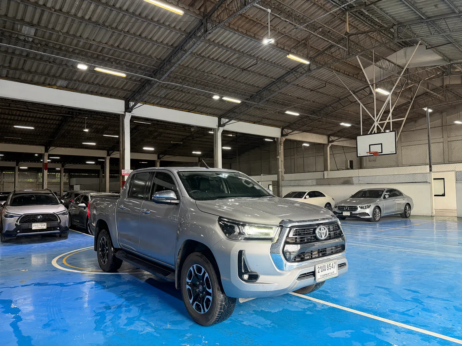 Toyota HILUX REVO D-CAB Prerunner 2.4 MID AT 2WD มือสอง ปี 2021 สีเทา สาขาบางนา
